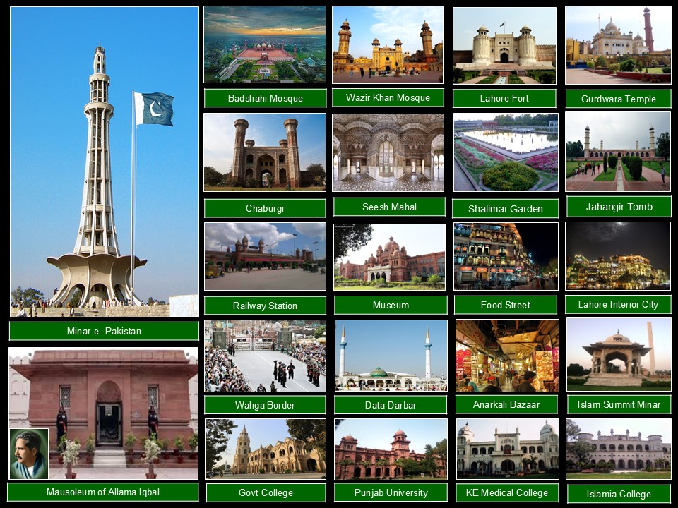 Minar-e- Pakistan, Bahshahi Mosque, Lahore Fort