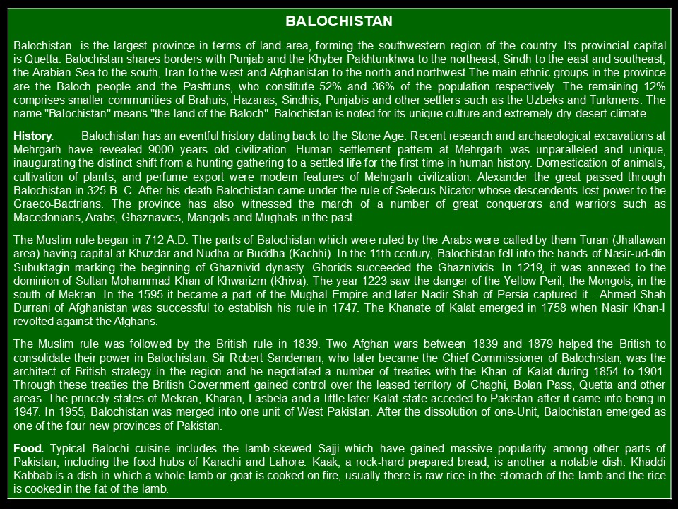 Balochistan History